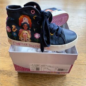 Geox x Disney Kids' Princess Mid Top Sneaker, size 13, excellent condition